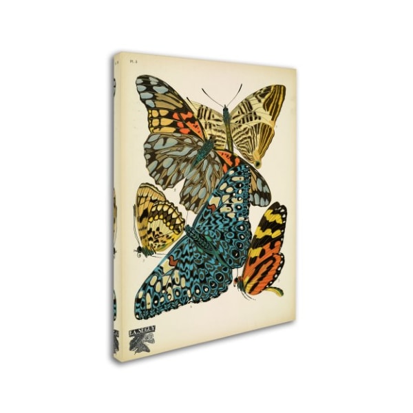 Vintage Apple Collection 'Papillons 3' Canvas Art,24x32